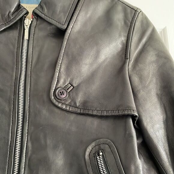 Box & Christensen Women’s Black Motorcycle Jacket - Picture 4 of 6